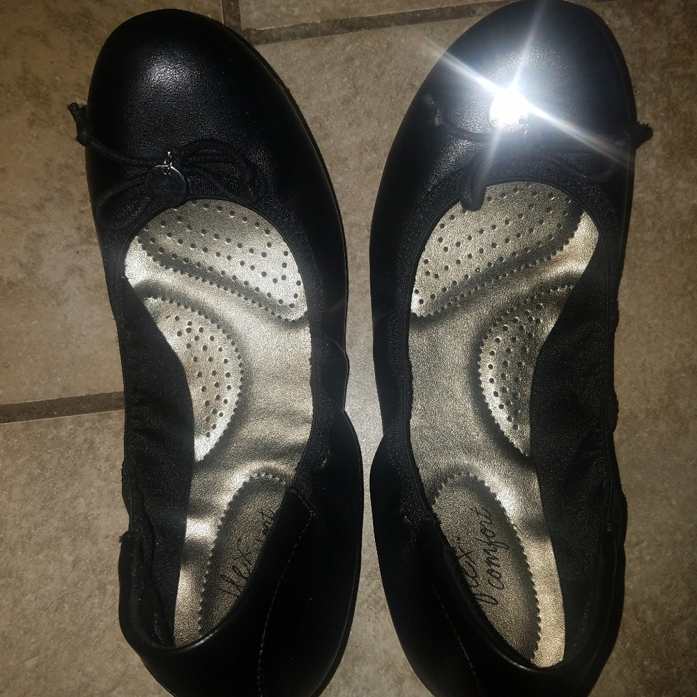 Black Ballet flat Sz 8 DexFlex Comfort New w/o tag